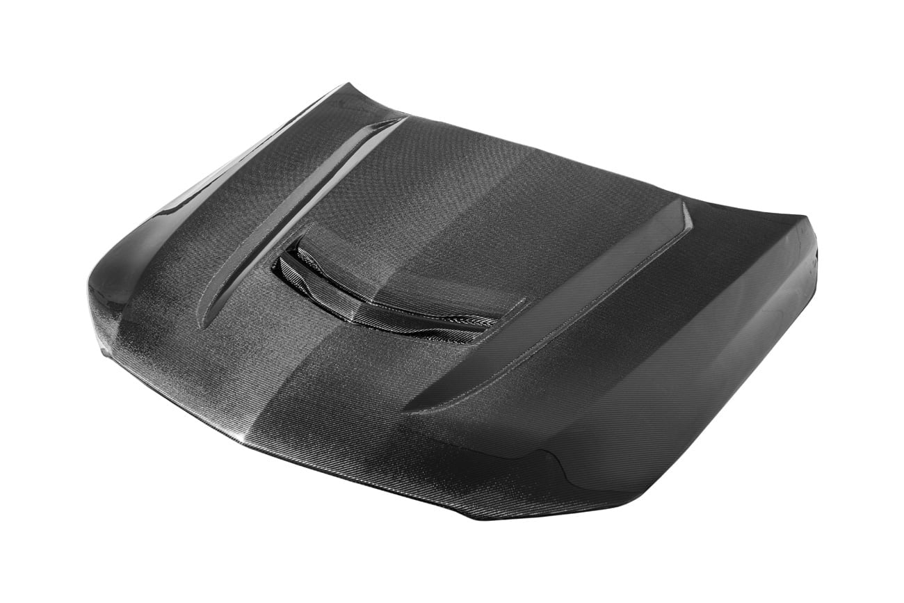 2020+ Cadillac CT4 / CT4-V / CT4-V Black Wing / CT4 SPORT | Blackwing Style Carbon Fiber Vented Front Hood